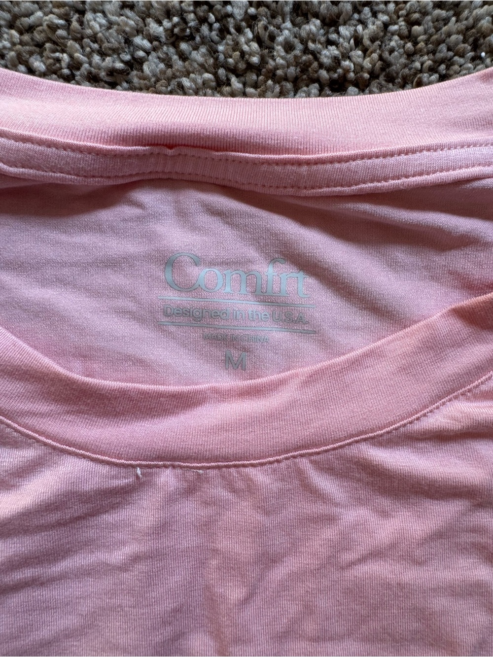 Comfrt Cloud Lounge Tee Oversized Sleep Lounge Shirt Soft Pink - Picture 4 of 6
